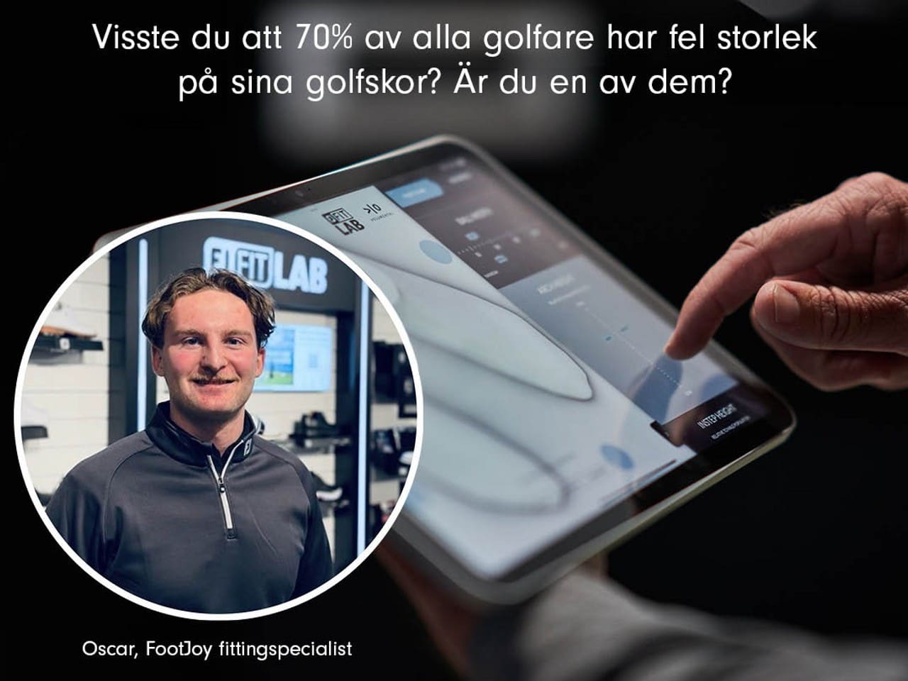 Välkommen till vår exklusiva Shoefitting-dag på Bokskogens GK!